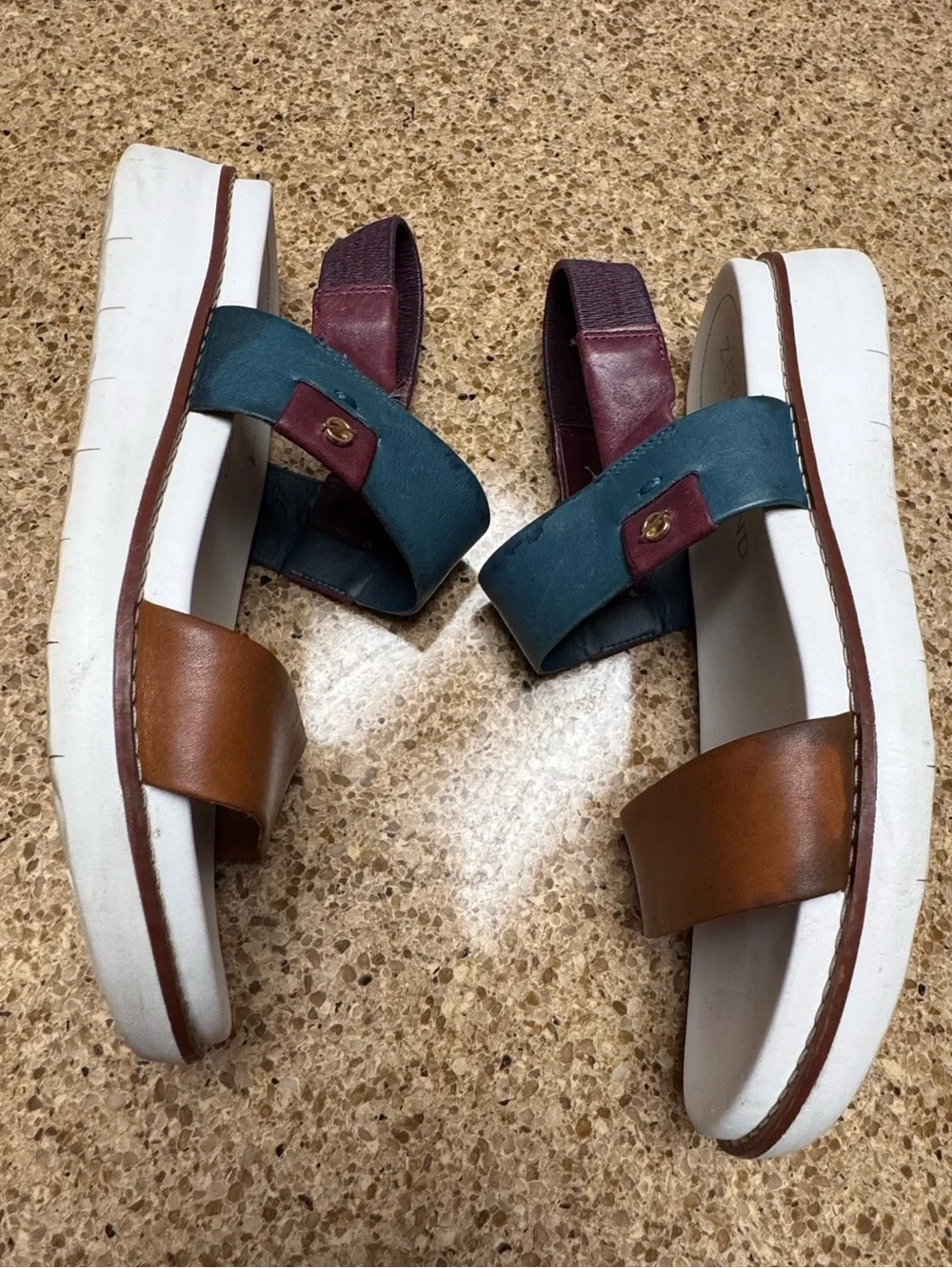 Cole Haan ZeroGrand Women’s Casual Multi-Color Leather Slingback Sandals